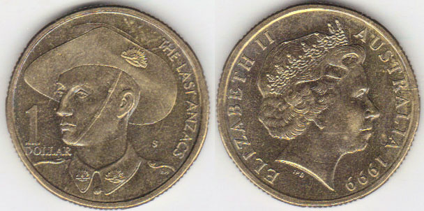 1999 S Australia $1 (Last Anzac) 2'x2' A002596
